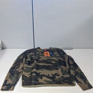 Polo Ralph Lauren Camo Cable Knit Sweater